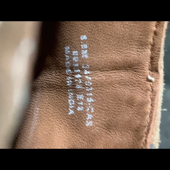 Frye Womens Sierra Whipstitch Suede Tan Boho Crepe Festival Bootie Size 8.5M - Picture 6 of 7